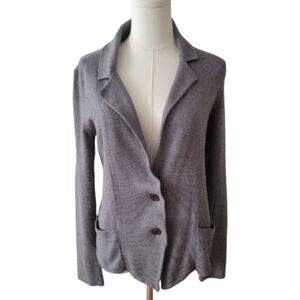 Gap Gray Button‎ Front Cardigan Sweater Size Small